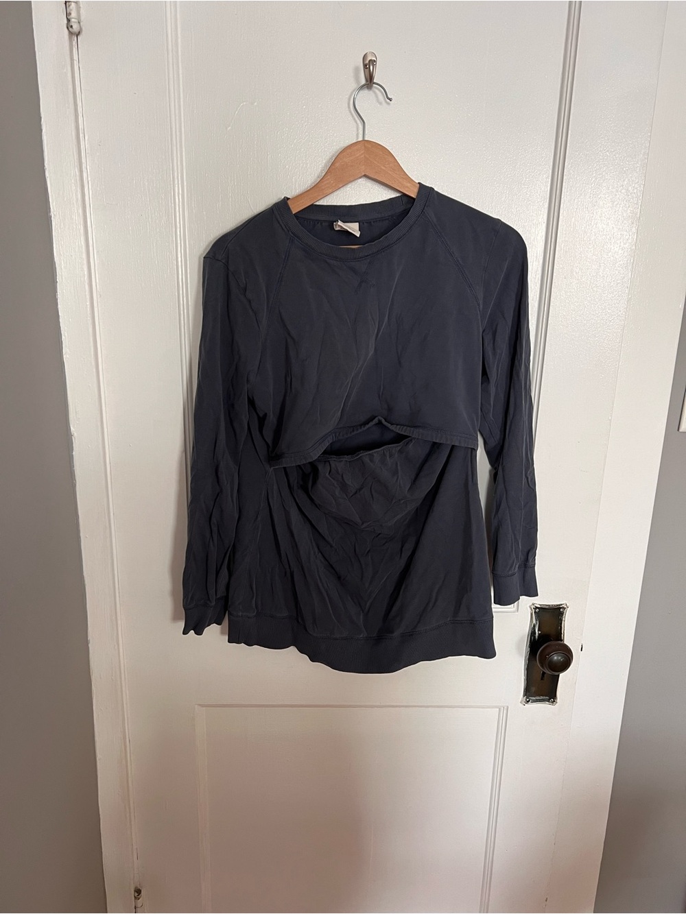 Boob Design B. Warmer Organic Nursing Sweatshirt Large